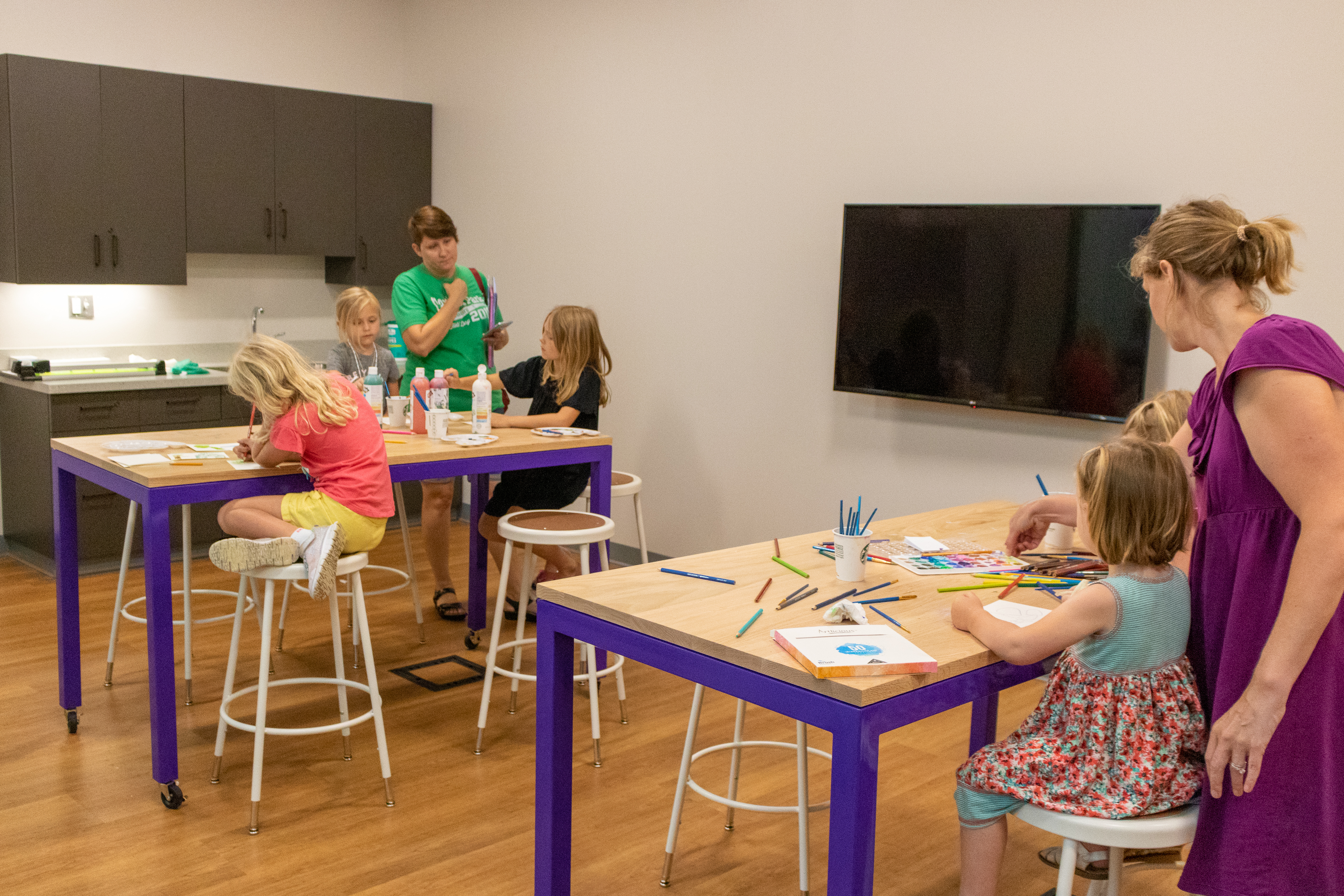 Young students in a classroom setting