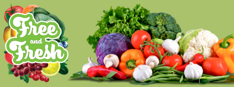 Get free fresh produce at select library branches.