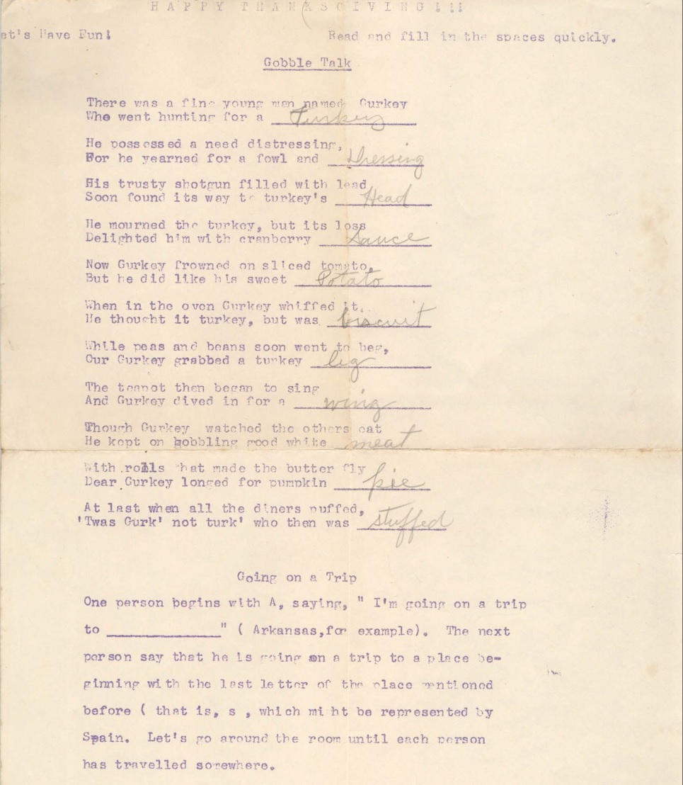 Gobble Talk (Source: Avery Research Center at the College of Charleston)