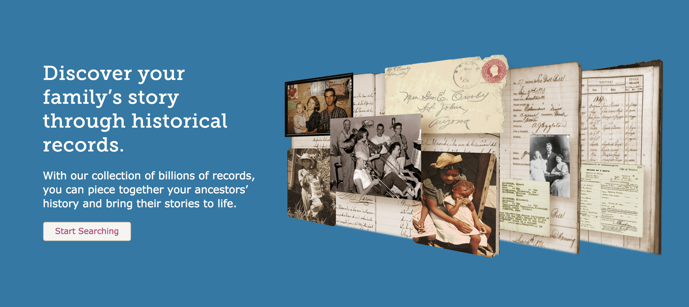 Discover your family's story through historical records.