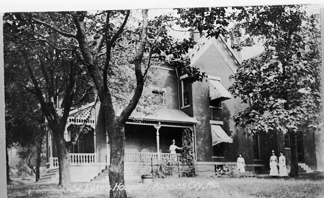 Saint Luke&#039;s Hospital Postcard 1911